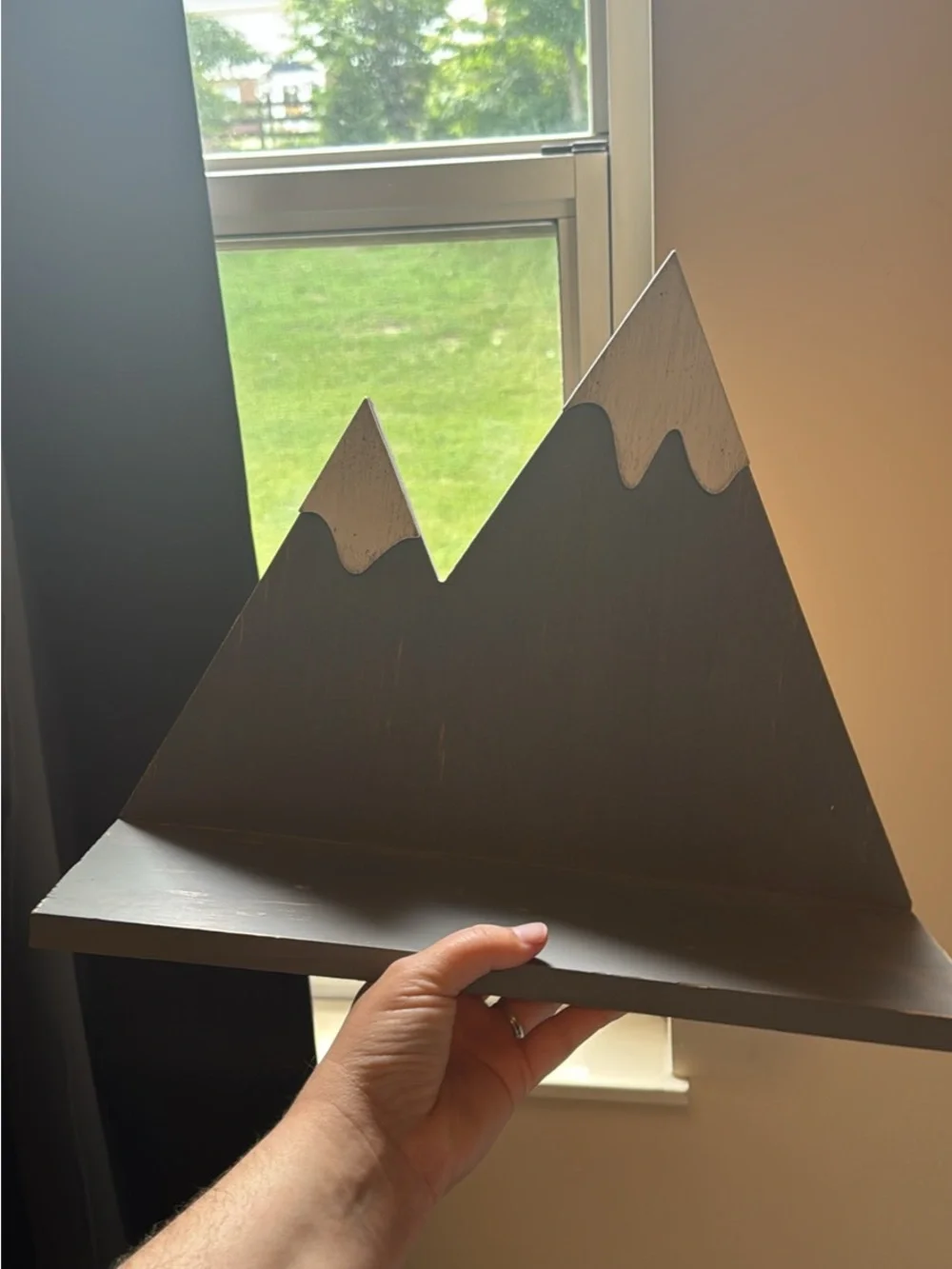 Gray Mountain Shelf Wall Decor